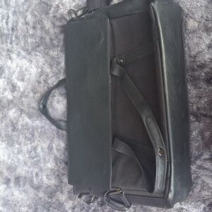 B109 Punctuate Stylish Black Laptop Bag – Functional & Chic